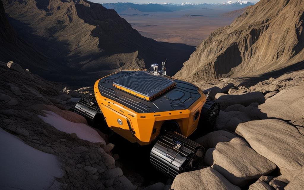 Robotic Probe exploring treacherous terrains Robotic Probe exploring treacherous terrains